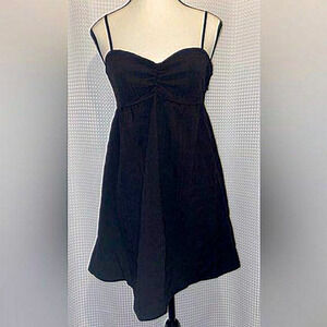 Women’s H&M brand new black babydoll‎ dress with adjustable straps size small